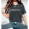 Comfort Colors Vintage Thankful Shirt, Thanksgiving Shirt