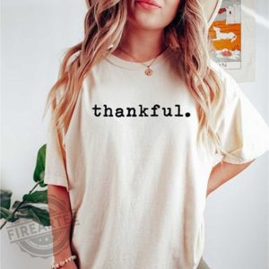 Comfort Colors Vintage Thankful Shirt, Thanksgiving Shirt 6 Comfort Colors Vintage Thankful Shirt, Thanksgiving Shirt
