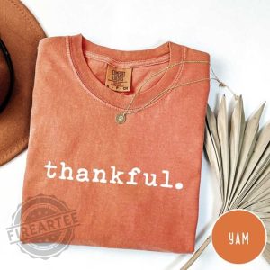 Comfort Colors Vintage Thankful Shirt, Thanksgiving Shirt