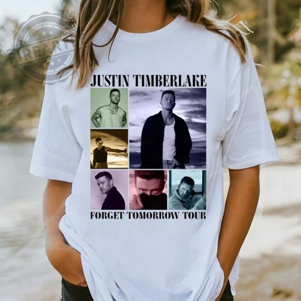 2024 Justin Timberlake Shirt Comfort Color Forget Tomorrow World Tour Fireartee 2