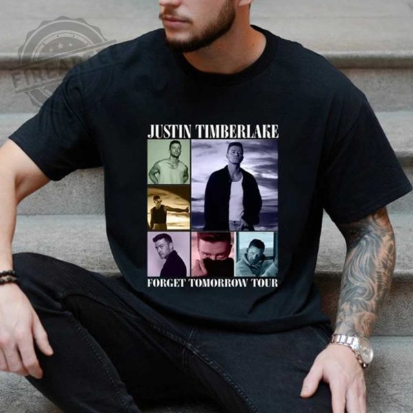 2024 Justin Timberlake Shirt Comfort Color Forget Tomorrow World Tour Fireartee 4