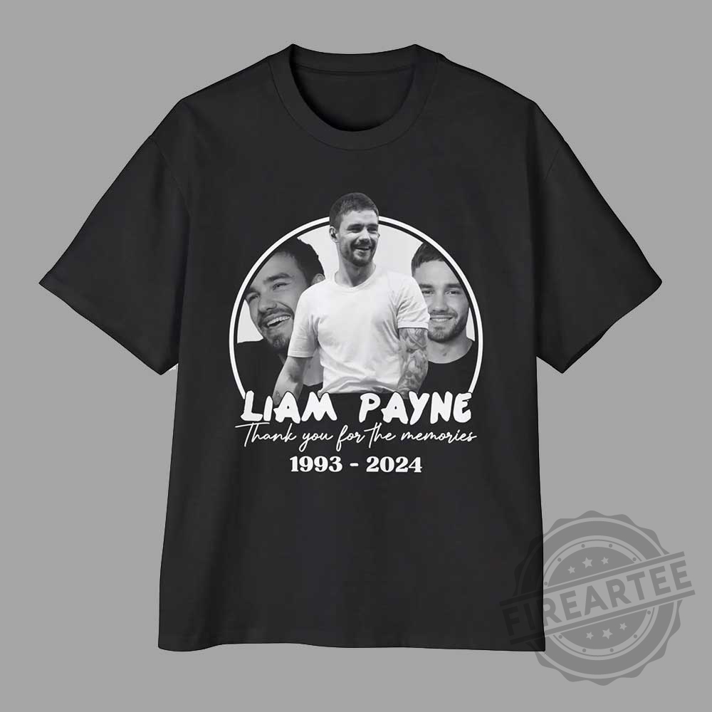 Liam Payne 1993  2024 Thank You For The Memories Tshirt