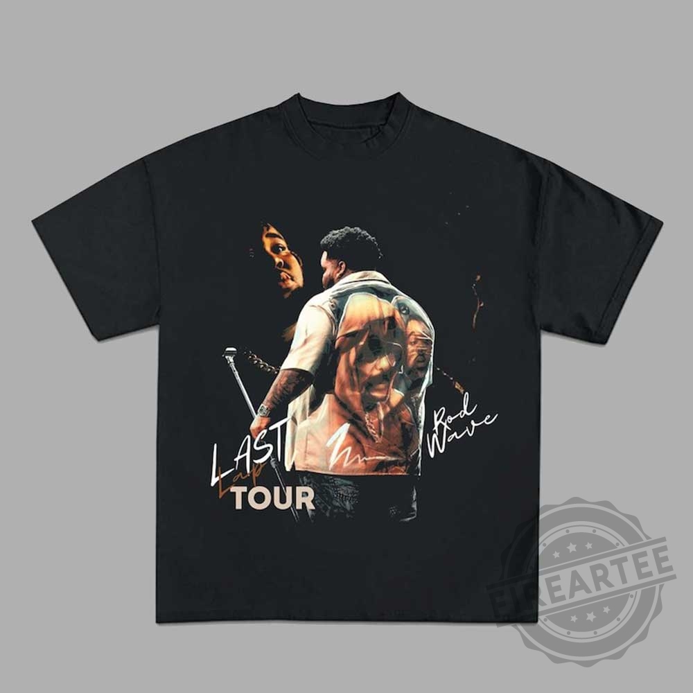 Rod Wave Last Lap Tour 2024 Classic Black Tshirt