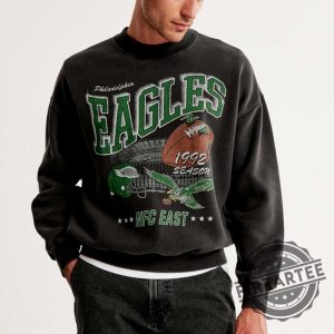Vintage Football Philadelphia Eagles Sweatshirt Black Color