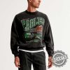 Vintage Football Philadelphia Eagles Sweatshirt Black Color