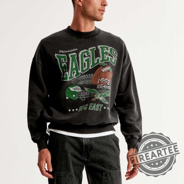 Vintage Football Philadelphia Eagles Sweatshirt Black Color