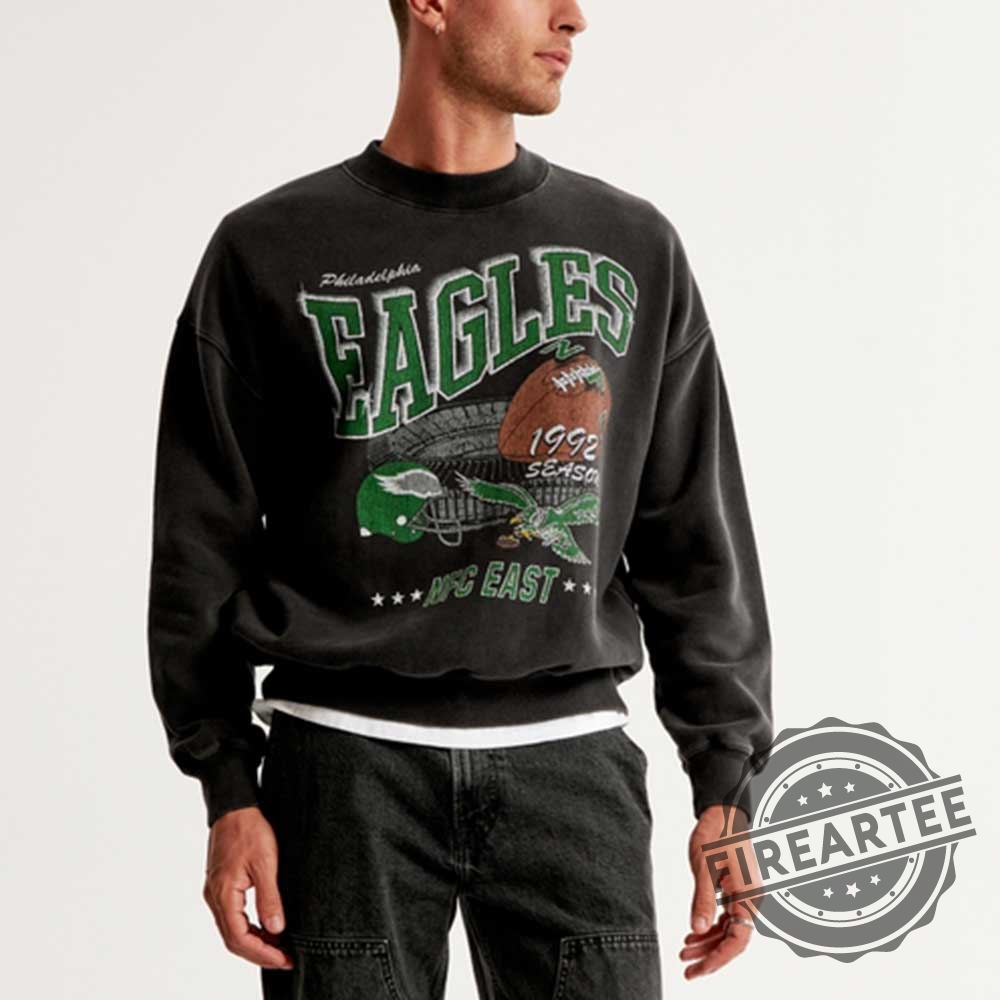 Vintage Football Philadelphia Eagles Sweatshirt Black Color 6 Vintage Football Philadelphia Eagles Sweatshirt Black Color