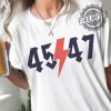 Presidential Campaign Election Trump 45 47 Tshirt Rock Band Style