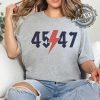 Presidential Campaign Election Trump 45 47 Tshirt Rock Band Style