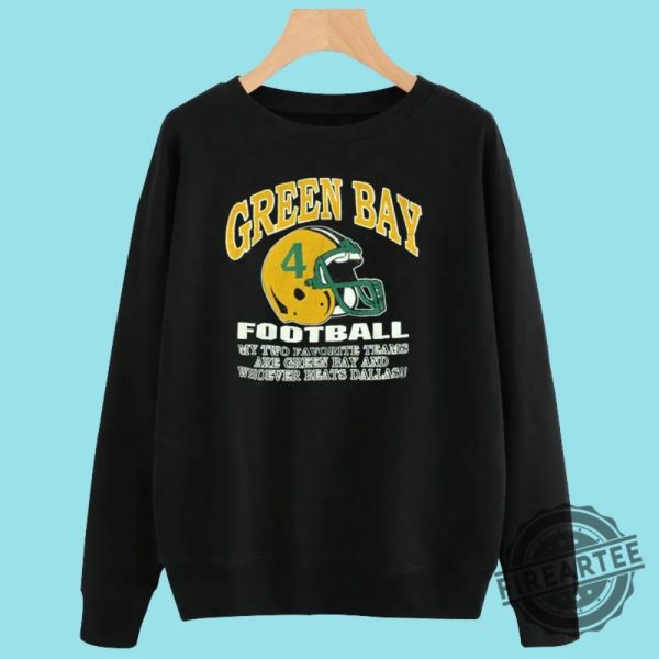 Green Bay Football Vintage Packers Sweatshirt Black Color