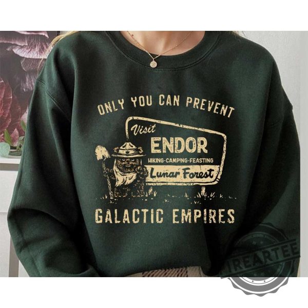 Ewok Endor National Park Protect Our Forest Vintage Star Wars Washed T-shirt