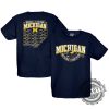 Navy Michigan Wolverines College Football Schedule Shirt