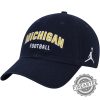 Michigan Wolverines Jordan Brand Football Navy Hat