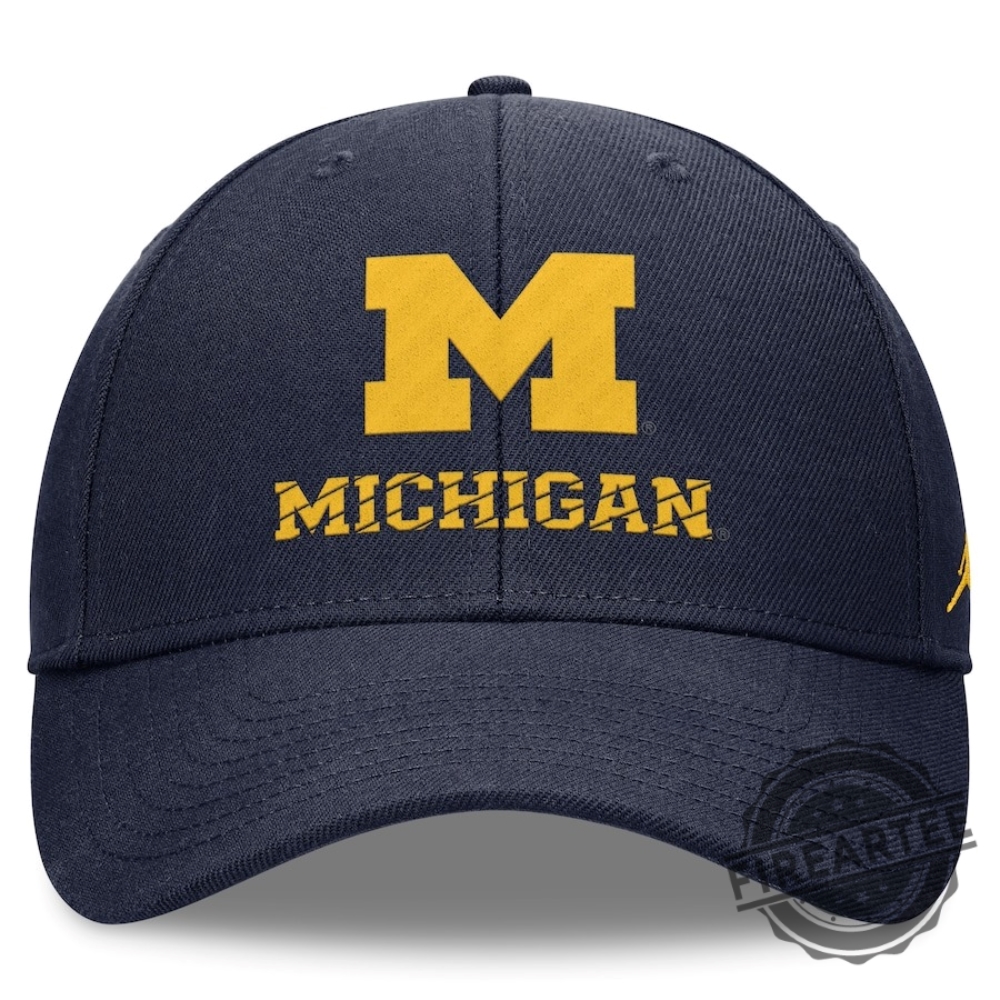 Vintage Michigan Football Jordan Brand Navy Color Hat 5 Vintage Michigan Football Jordan Brand Navy Color Hat