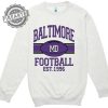 Classic Baltimore Maryland Ravens Football Est1996 Sweatshirt Apperal