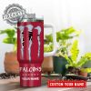 Custom Name Atlanta Falcons NFL Energy Nutrition Facts 40oz Tumbler With Handle