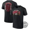 Georgia Bulldogs College Football Playoff National Champions Schedule Shirt