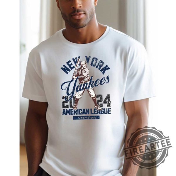 Vintage New York Yankees AL Champions Shirt 2024 World Series Baseball Tee