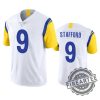 Men Women Youth 9 Matthew Stafford Player Jersey White