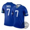 Geno Smith Royal Seattle Seahawks Player Game Jersey