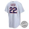 New York Mets Juan Soto Nike White Home Game Player Jersey