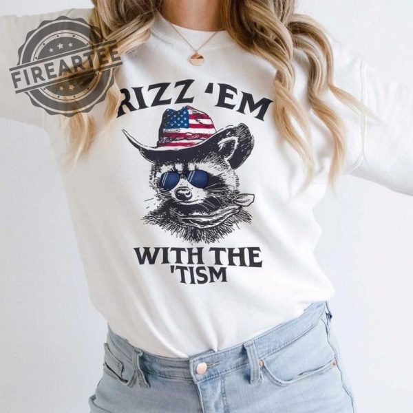 Vintage Raccoon Graphic Shirt Funny Rizz Meme Tee For Humor Lovers fireartee 3