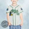 Custom Stitch Saintpatricks Day Baseball Jersey. Custom Disney Saintpatricks Day Jersey Disney Baseball Team Outfit fireartee 2