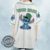 Custom Stitch Saintpatricks Day Baseball Jersey. Custom Disney Saintpatricks Day Jersey Disney Baseball Team Outfit fireartee 4