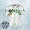 Custom Disney Mickey Mouse Baseball Jersey Custom Disney Saintpatricks Day Jersey Disney Baseball Team Outfit fireartee 2