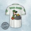 Custom Disney Mickey Mouse Baseball Jersey Custom Disney Saintpatricks Day Jersey Disney Baseball Team Outfit fireartee 5