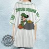 Custom Disney Mickey Mouse Baseball Jersey Custom Disney Saintpatricks Day Jersey Disney Baseball Team Outfit fireartee 6