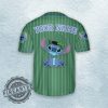 Custom Stitch Baseball Jersey Disney Saint Patricks Day Team Outfit fireartee 2