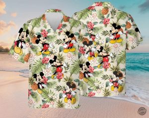 Disney Mickey Summer Beach Trip Family Hawaiian Shirt fireartee 2 1