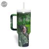 Billie Eilish Stanley Cup 40Oz Green Tumbler With Handle Stylish Fan Gift fireartee 1 1