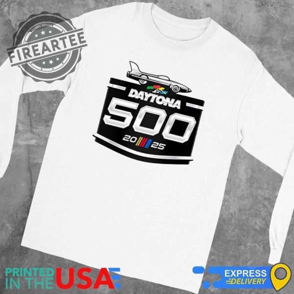 2025 Daytona 500 Logo Drop Shirt fireartee 1 1