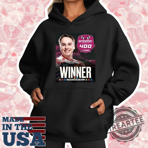 Poster Congratulations Christopher Bell Winner Shirt