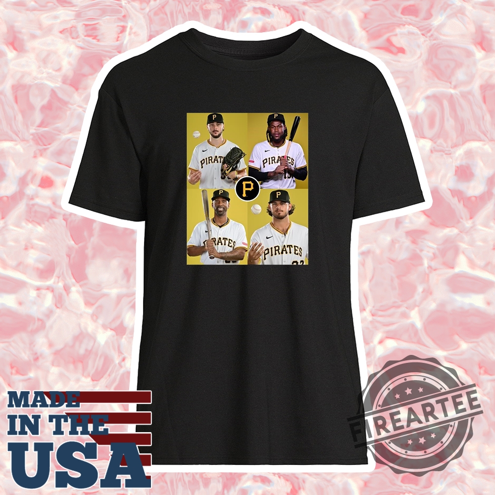 Poster Pittsburgh Pirates Mlb Photo Day Paul Skenes Oneil Cruz Andrew Mccutchen And Jared Jones Shirt 3 Poster Pittsburgh Pirates MLB Photo Day Paul Skenes, Oneil Cruz, Andrew McCutchen And Jared Jones Shirt