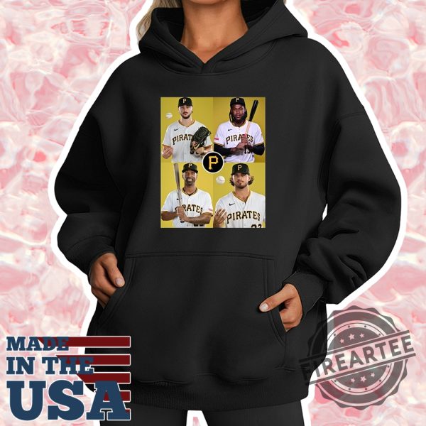 Poster-Pittsburgh-Pirates-Mlb-Photo-Day-Paul-Skenes-Oneil-Cruz-Andrew-Mccutchen-And-Jared-Jones-Shirt-fireartee_2