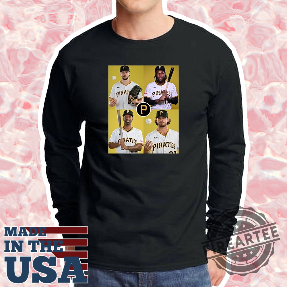 Poster Pittsburgh Pirates Mlb Photo Day Paul Skenes Oneil Cruz Andrew Mccutchen And Jared Jones Shirt 5 Poster Pittsburgh Pirates MLB Photo Day Paul Skenes, Oneil Cruz, Andrew McCutchen And Jared Jones Shirt