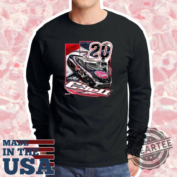Official Christopher Bell Joe Gibbs Racing Team Collection Red Rheem Shirt