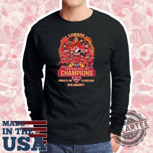 4 Nations Faceoff Champions 2025 Canada Hockey Shirt