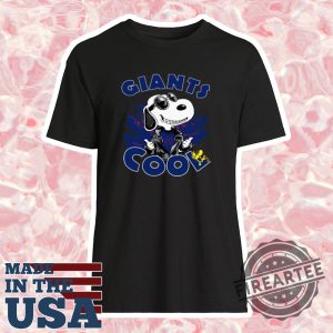 New York Giants Snoopy Joe Cool Were Awesome Shirt