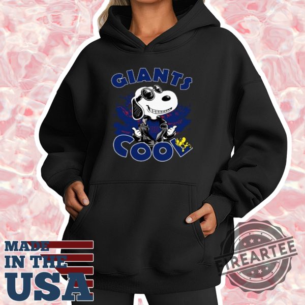 New York Giants Snoopy Joe Cool Were Awesome Shirt