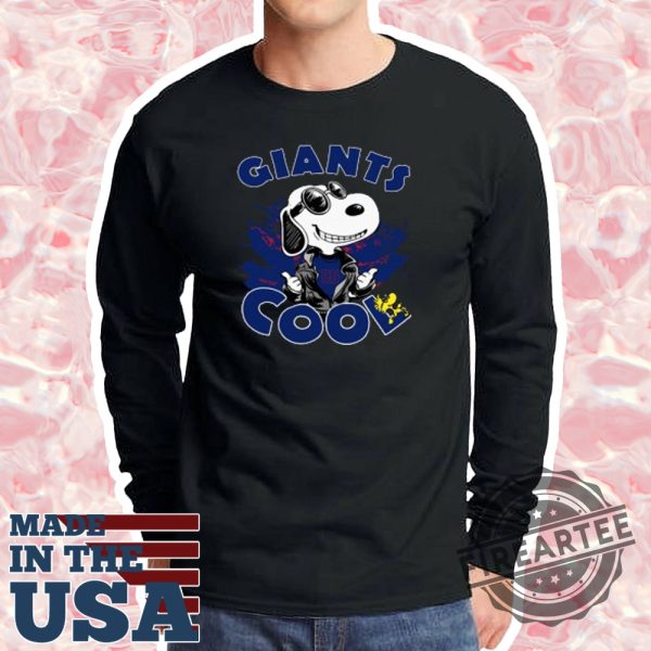 New York Giants Snoopy Joe Cool Were Awesome Shirt