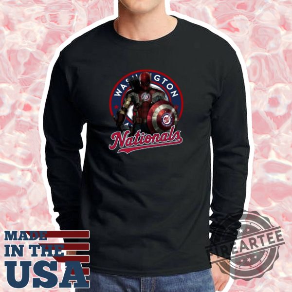 Mlb-Captain-America-Thor-Spider-Man-Hawkeye-Avengers-Endgame-Baseball-Washington-Nationals-Shirt-fireartee_3