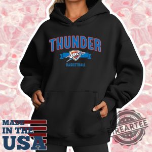 Blue 84 Nba Officially Thunder Basketball Shirt