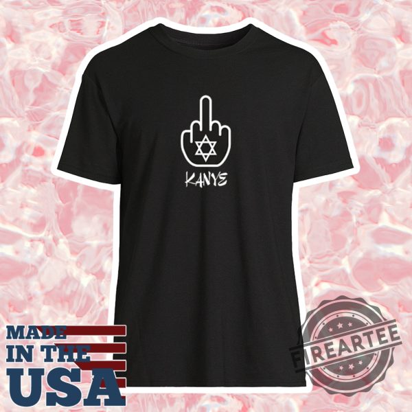 Middle Finger Kanye Shirt Antikanye