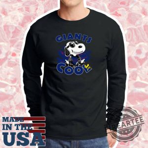 New York Giants Snoopy Joe Cool Were Awesome Shirt