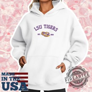 Lsu Tigers Est Embroidered Hoodie