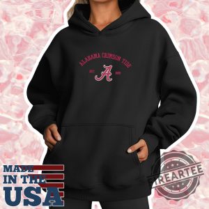 Alabama Crimson Tide Est Embroidered Shirt Ncaa Team Embroidered Hoodie